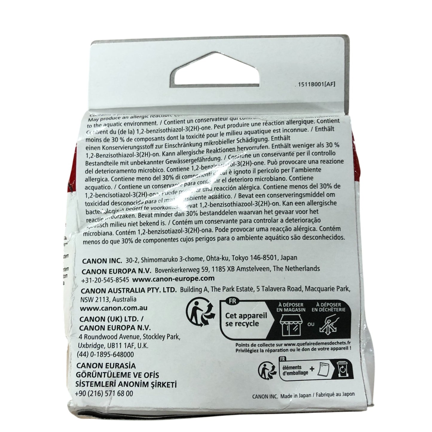 Canon CLI36 Color Ink Cartridge Genuine 12ml Compatible For Mini260 iP100 iP110