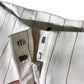 Branded Cream Pinstripe Wide Leg Trousers - Size 16