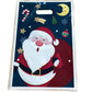 60 Pack Christmas Gift Bags With Handles Santa Reindeer Tree Design 25x16.5cm