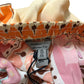 River Island XS Women's Floral Print Elasticated Shorts Orange Beige
