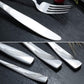 Lesbye Set of 16 Cutlery Set, Stainless Steel Silverware Service for 4 Person