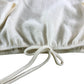 River Island Women's XS Cream Cropped Sweater Long Sleeve Pull Tie
