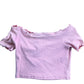 River Island Off The Shoulder Top Pink Medium 11-12 Years Girls