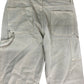 River Island Straight Trousers W34 L34 Men's Beige Cotton Cargo Pants