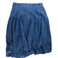 River Island Denim Specialist Midi Skirt UK10 Women's Blue Casual Cotton