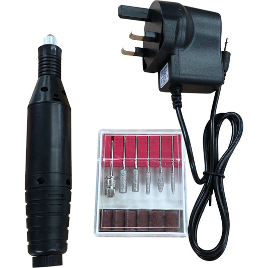 Electric Nail File Variable Speed Rotary Detail Carver Kit