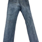 River Island Skinny Jeans W34 L34 Men's Blue Distressed Denim Trousers