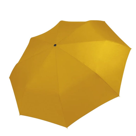 LFLFWY Compact Automatic Open Yellow Umbrella Eco Friendly Recycled PET