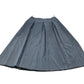 River Island Women's Grey Pleated Midi Skirt Size 14