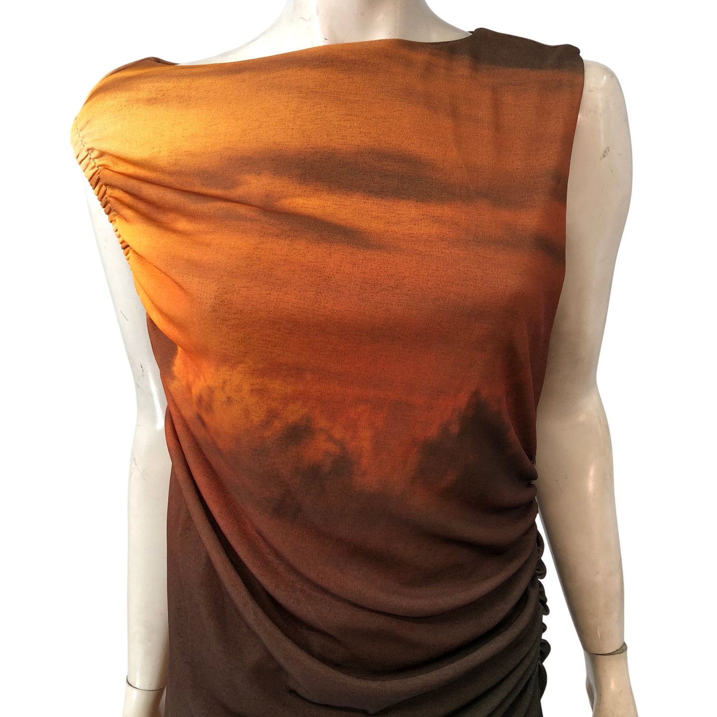 River Island Brown Zibar Dress Size UK14-16 Women’s Sleeveless Casual Evening