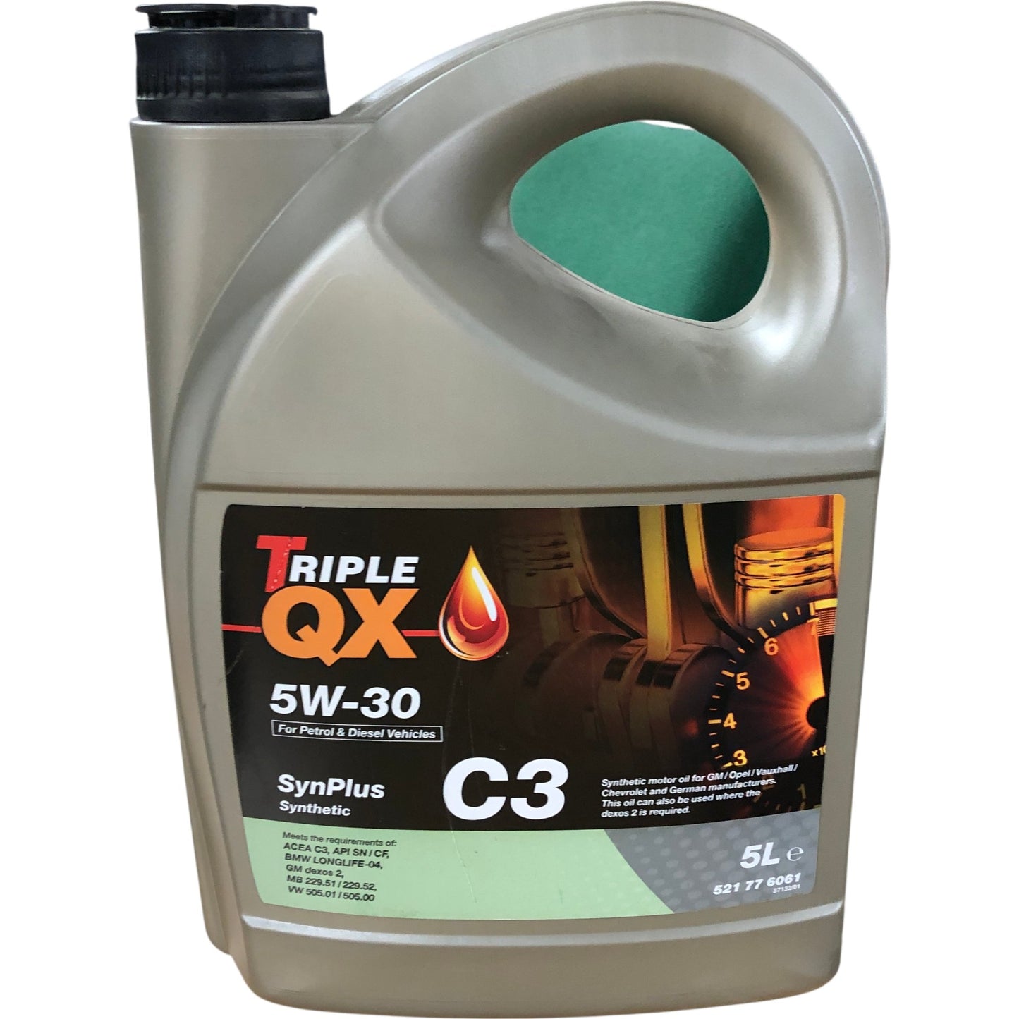 Triple QX 5W30 Synthetic Motor Oil C3 5 Litre Engine Oil For Petrol Diesel Cars