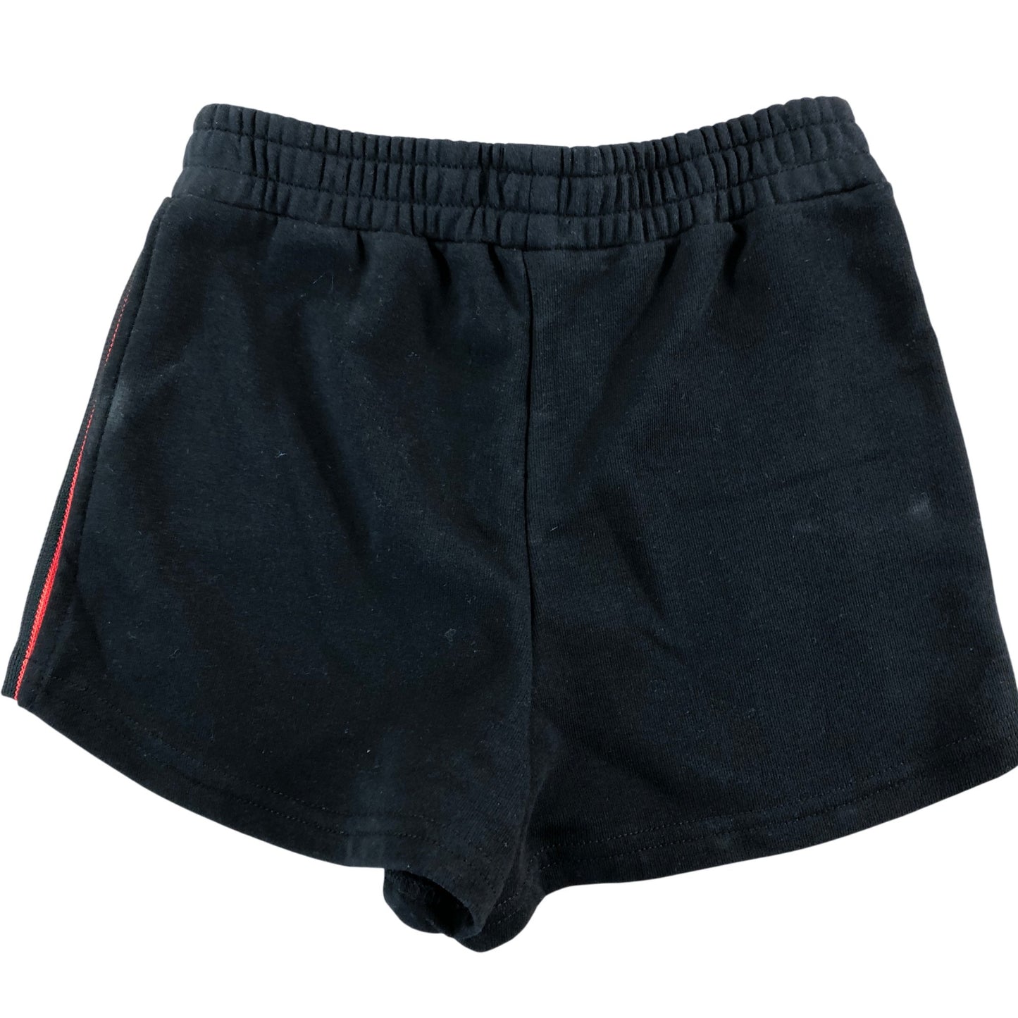 RIVER Island Activewear Shorts UK7-8 Years Girls Black Red Stripe Design