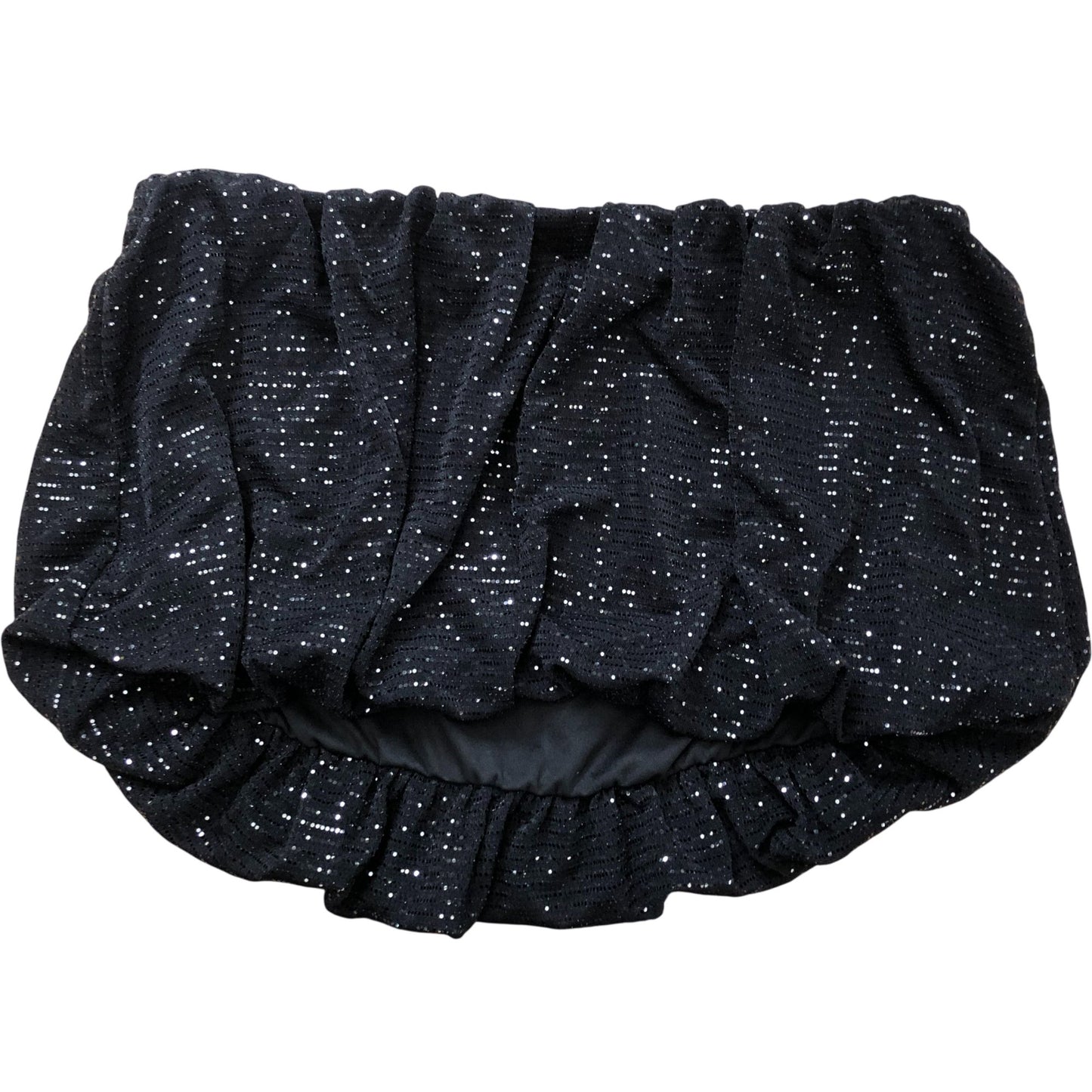River Island Women's Black Sequin Bubble Skirt Size 6