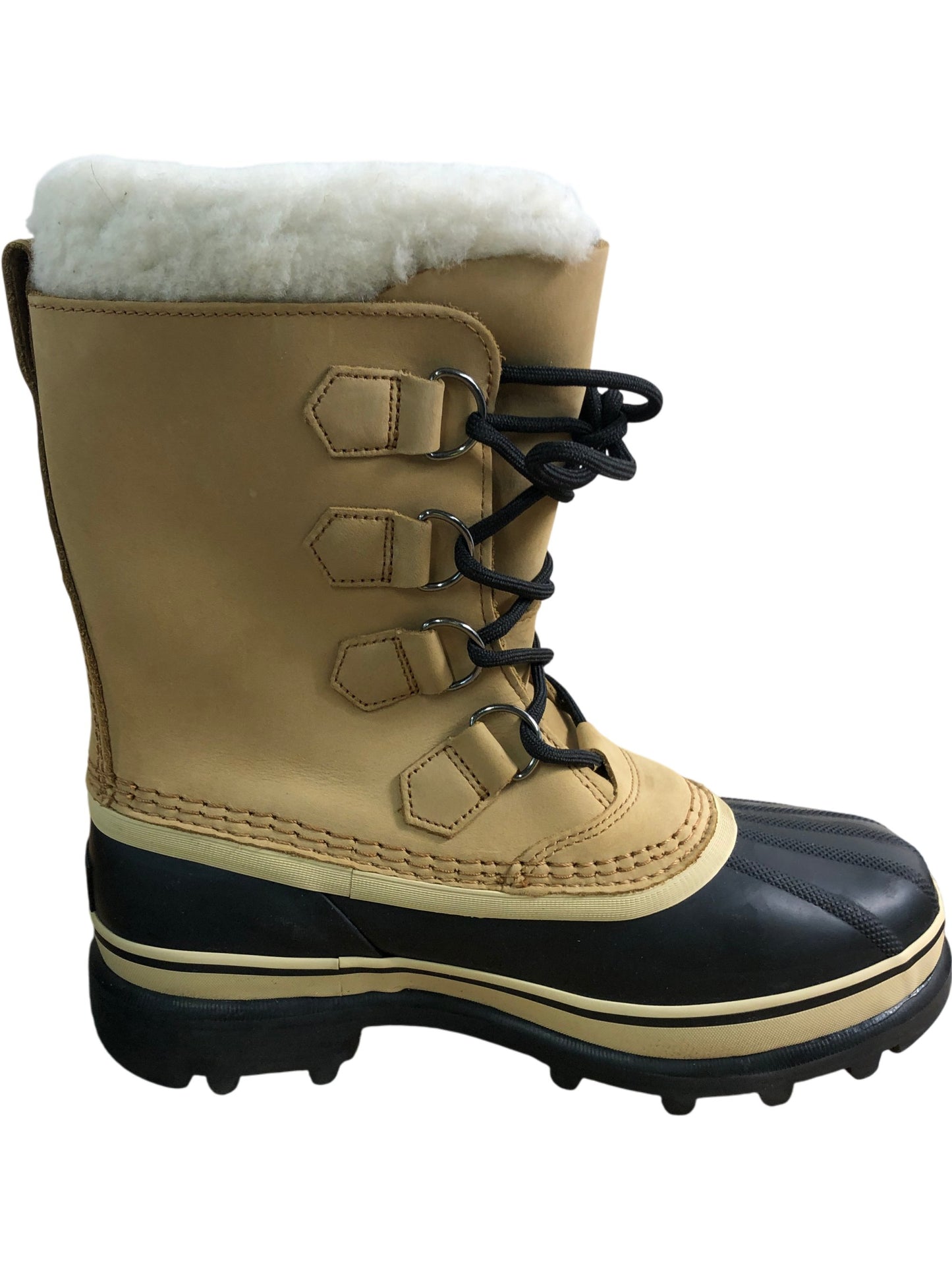SOREL Caribou WP Women's Insulated Waterproof Boots Size UK6Tan Black