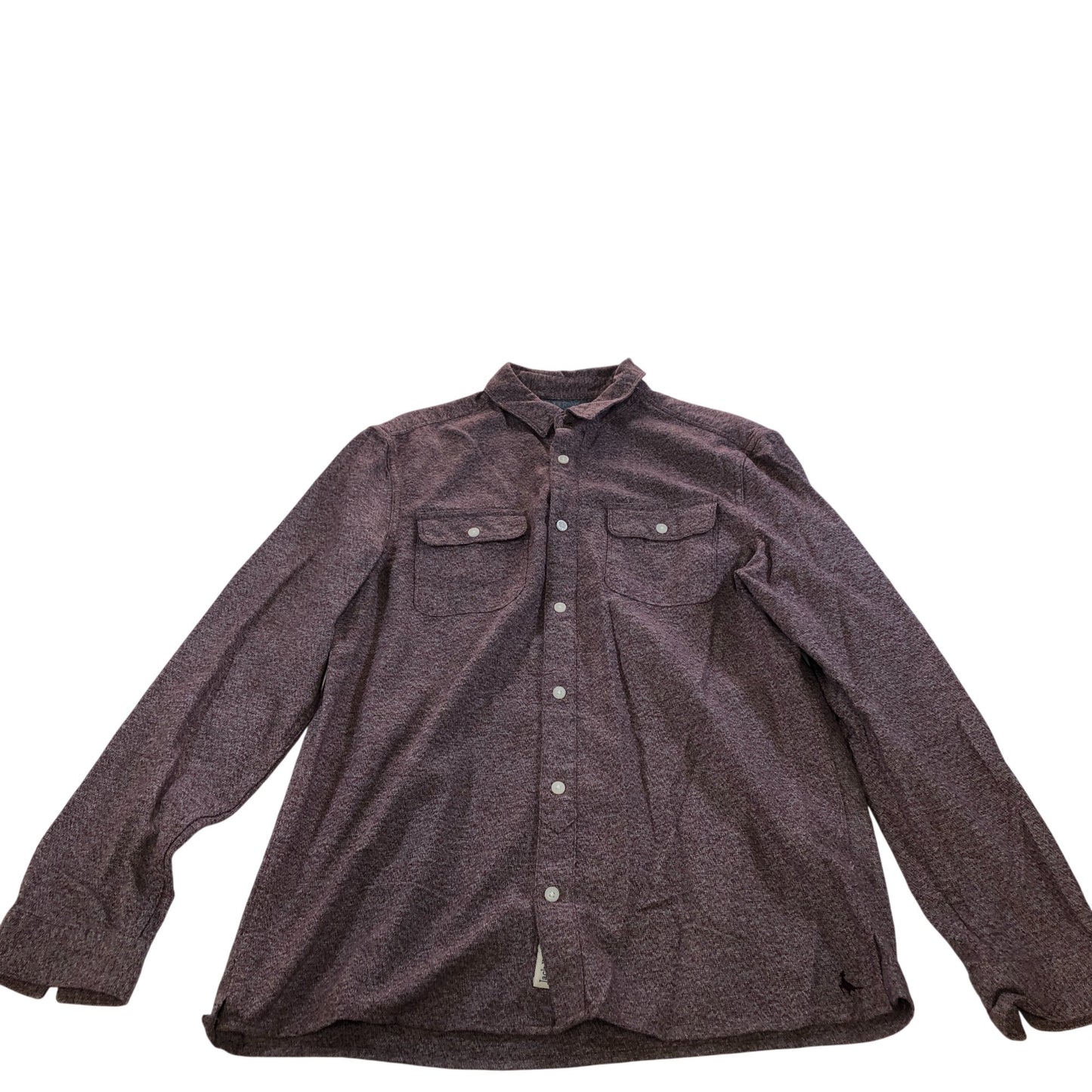 Jack & Jones Long Sleeve Button Up Shirt Men's Casual Cotton Red Check Small