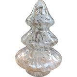 Confetti Glass Light Up Christmas Tree Decoration 20cm
