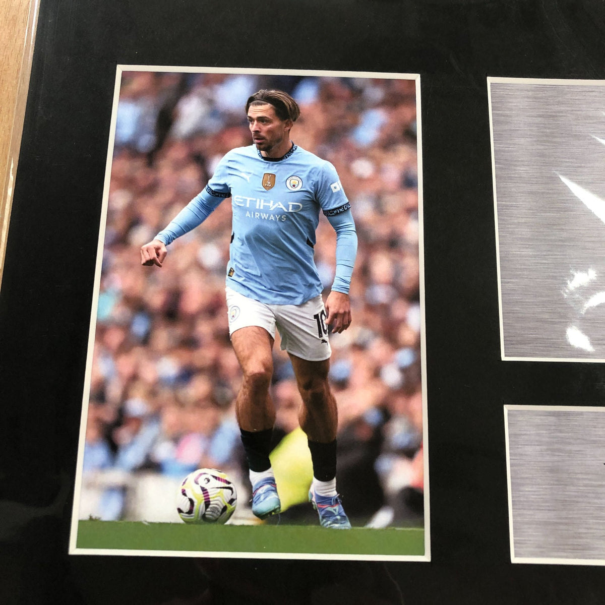 Jack Grealish Signed Print Display A4 Manchester City Football Memorabilia