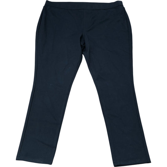 Black Leggings Stretchy Comfortable High Waist Trousers Size 24