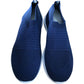 Slip On Sneakers Lightweight Breathable Navy Blue UK10.5