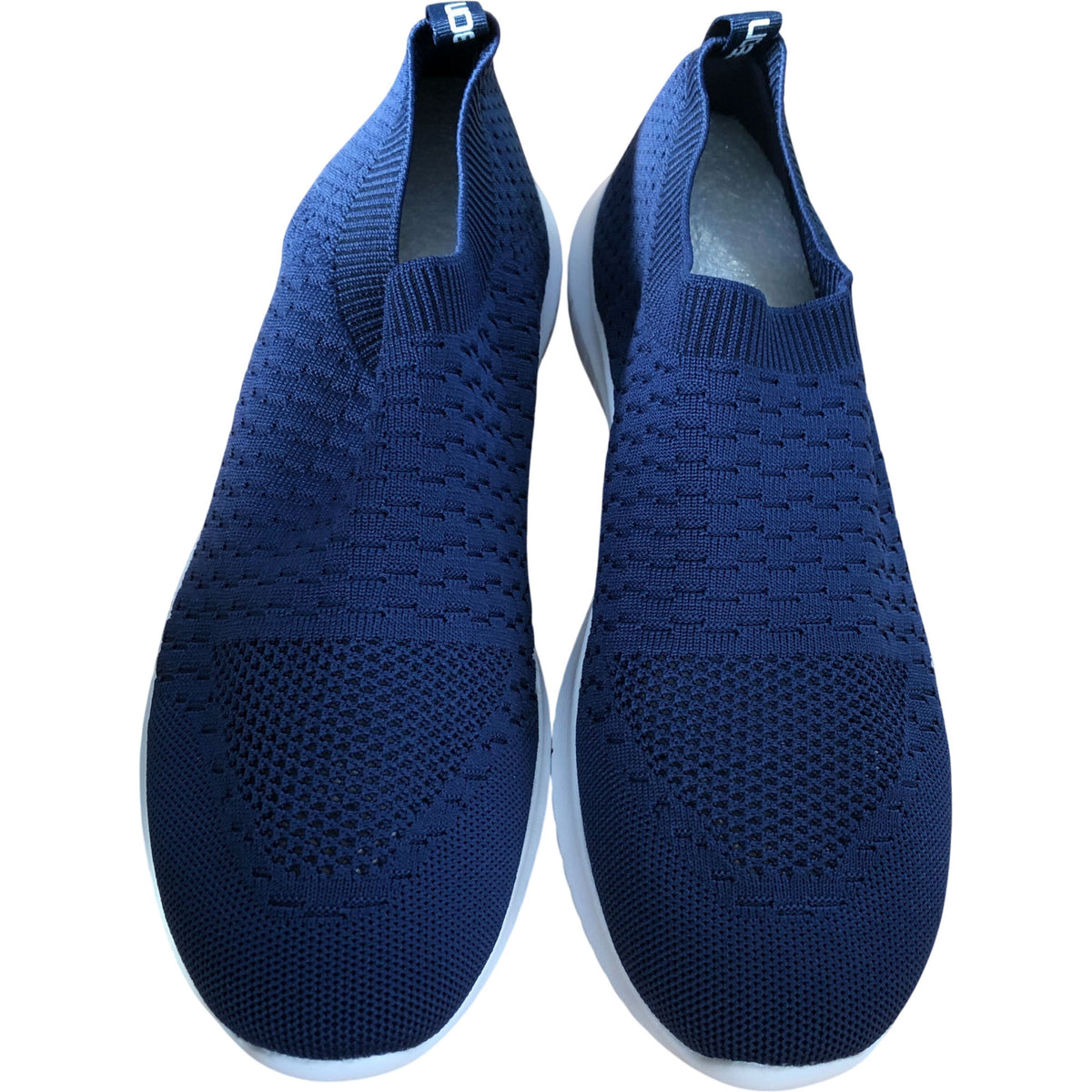 Slip On Sneakers Lightweight Breathable Navy Blue UK10.5