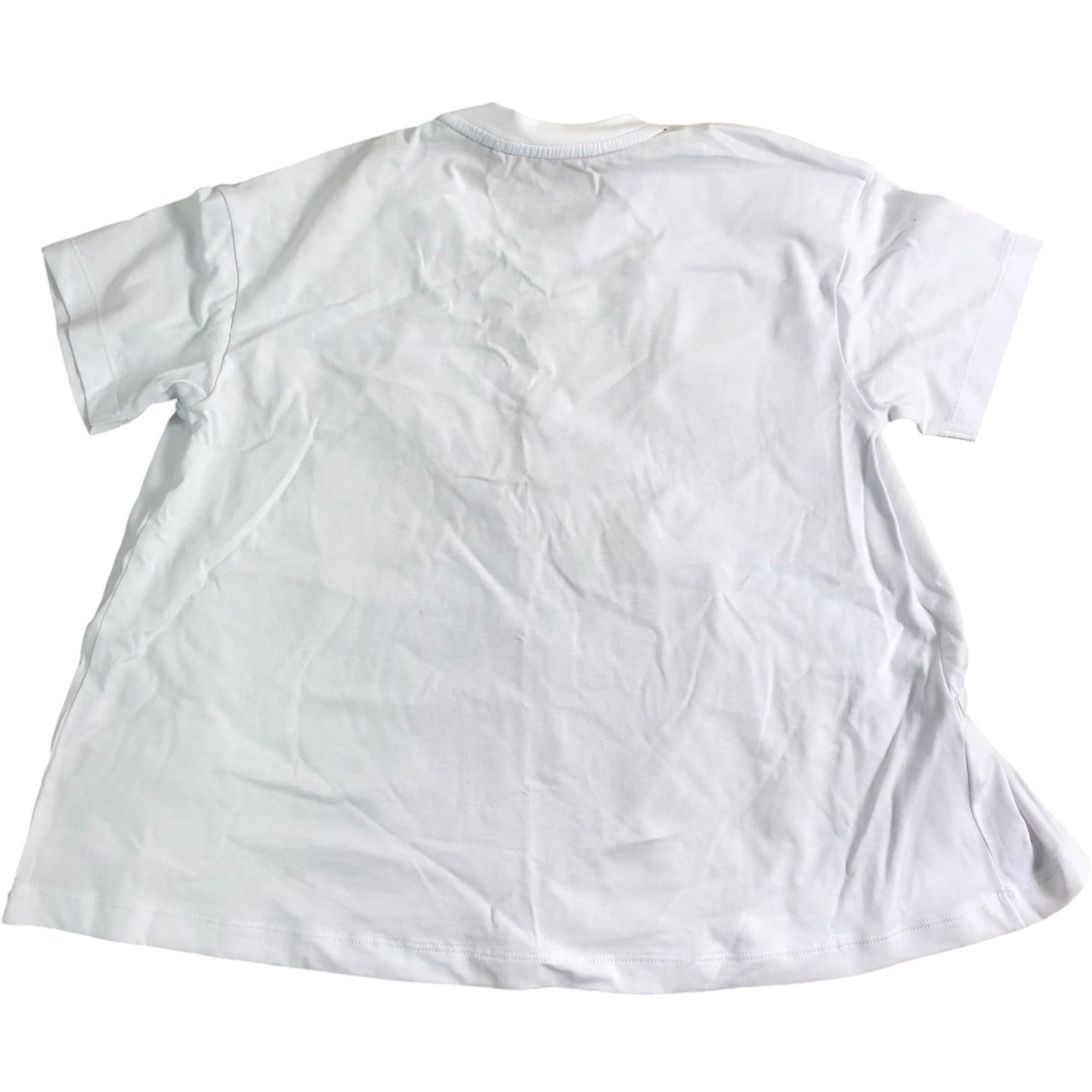 All Saints Girls Ruched T-Shirt Size 5-6 Years White Short Sleeve Top