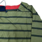 Weird Fish Olive Green Striped Top Women's 100 Percent Organic Cotton Size 14