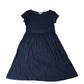 Boden Women's Casual Short Sleeve Dress Size 12 Navy Blue T-shirt Style