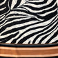 Branded Women's Zebra Print Midi Dress UK12 Sleeveless Polyester Chic Style