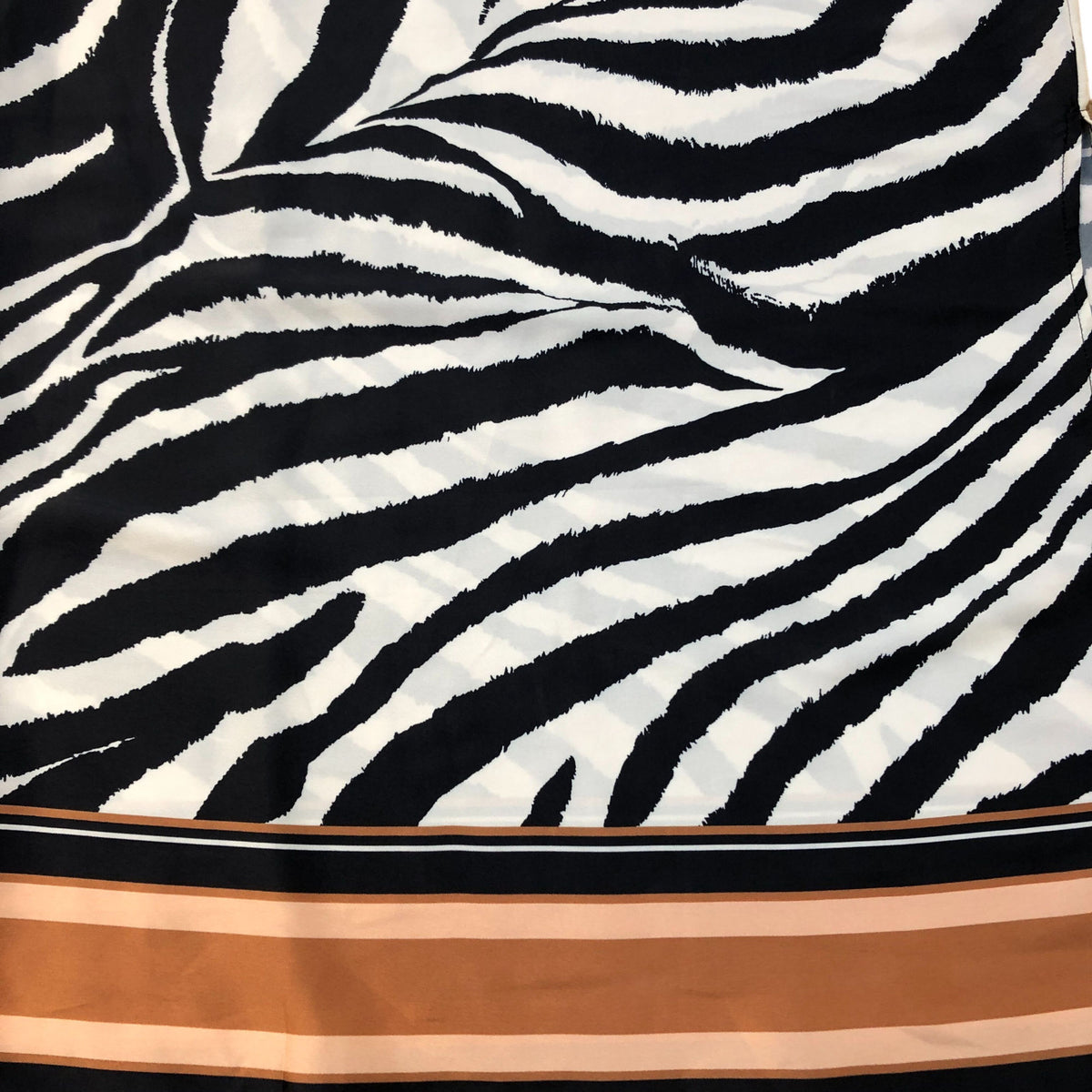 Branded Women's Zebra Print Midi Dress UK12 Sleeveless Polyester Chic Style