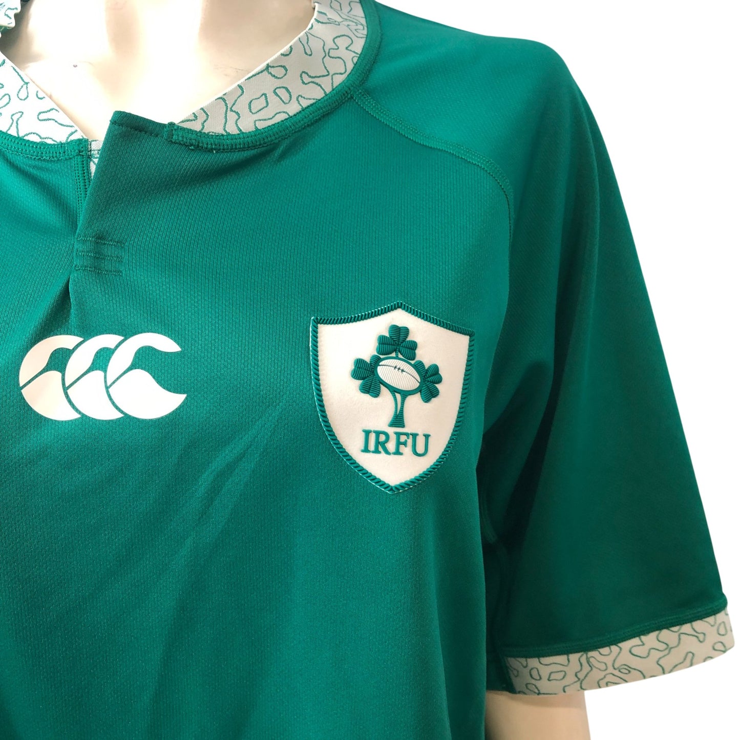 Canterbury Ireland Rugby Home Jersey 4XL Quick Dry Green RWC 2025