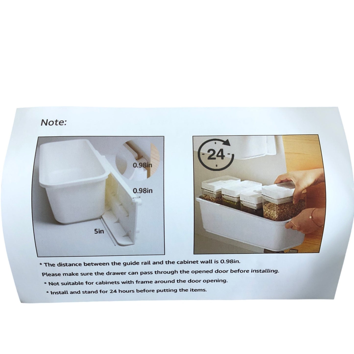 Pull Out Cabinet Basket Organiser New Kitchen Storage Solution White