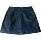 River Island Black Faux Leather Mini Skirt UK 8 Women's Stylish Design