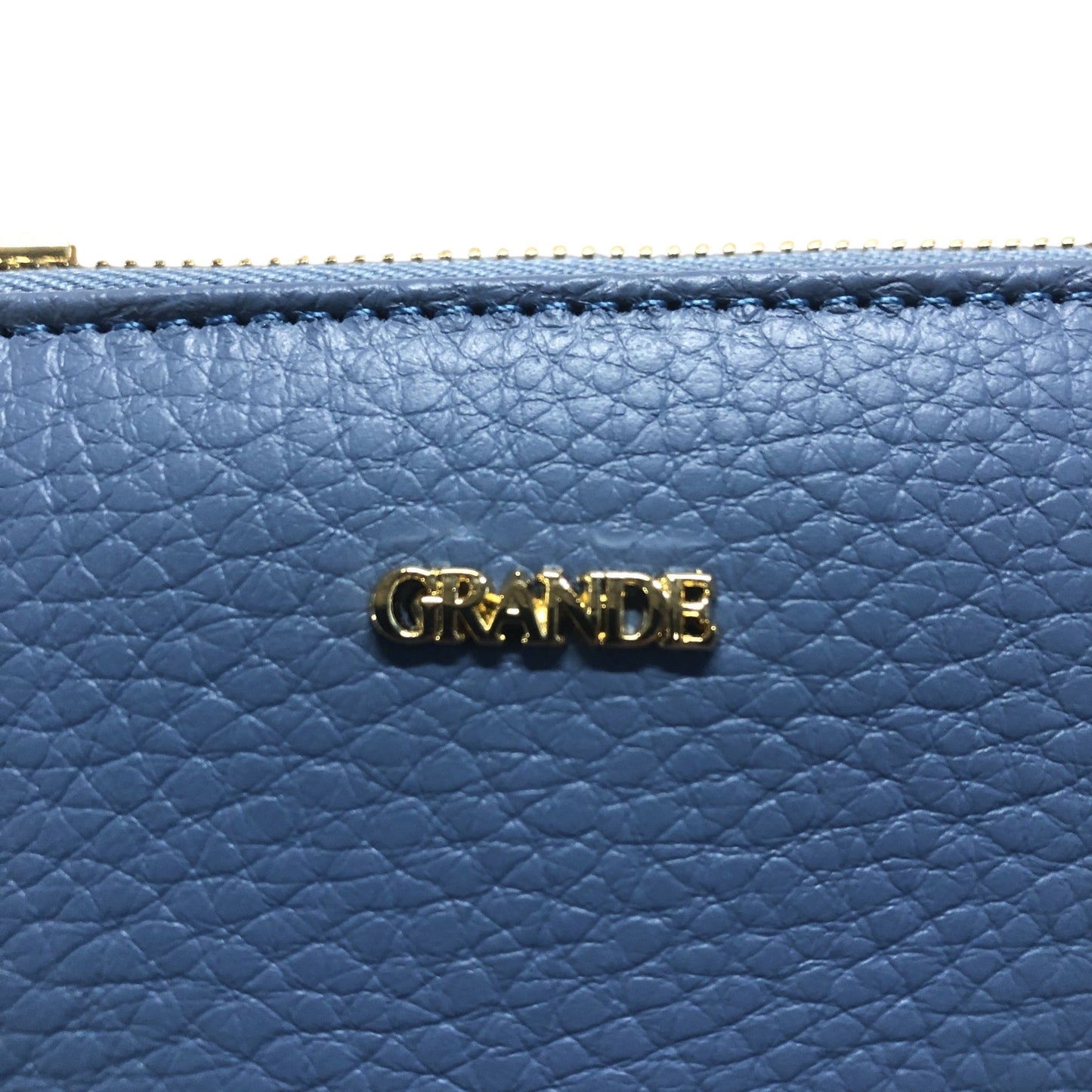 Grande Model 2804 Medium Leather Bifold Wallet Iced Blue New With Tags