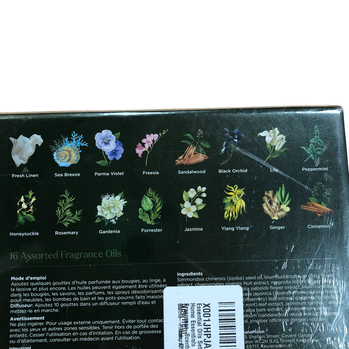 Laguna Moon Fragrance Oil Gift Set 16 Assorted Oils 10ml