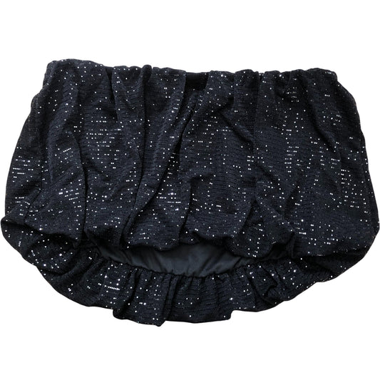 River Island Women's Black Sequin Bubble Skirt Size 12