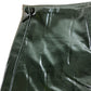 River Island Green Faux Leather Skirt UK10 Women's Pencil