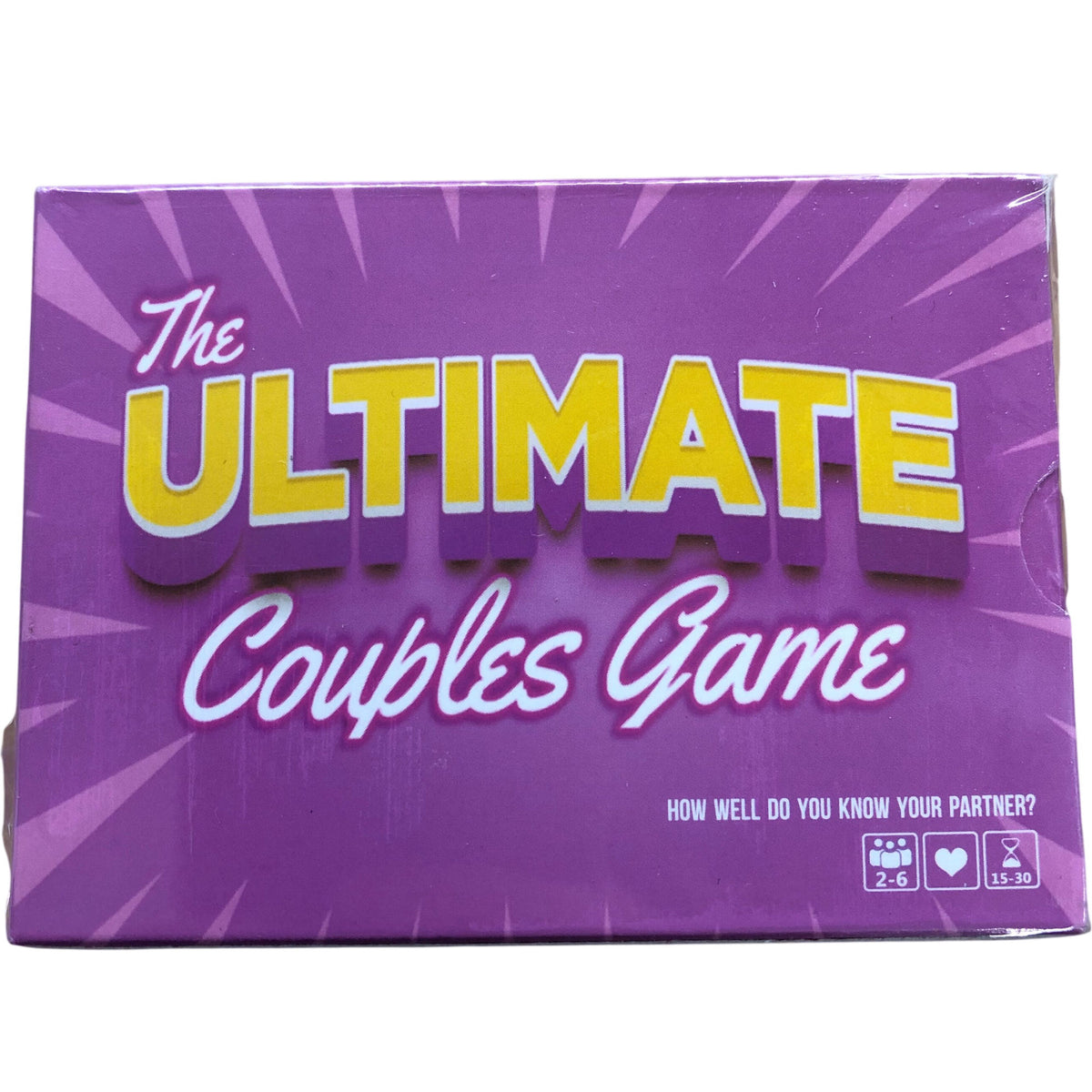 The Ultimate Couples Game Card Game 2-6 Players Fun Interactive Questions