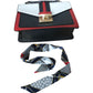 Scarleton Handbag With Scarf Detail Women's Stylish Colour Block Design
