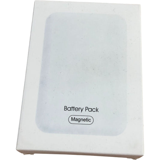 Magnetic Power Bank 5000mAh Battery Pack Portable Charger White New