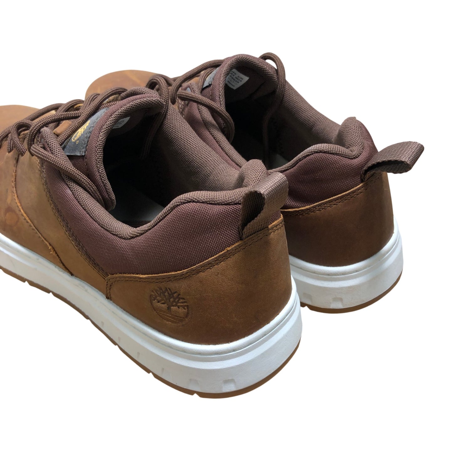 Timberland Men's Shoes Brown Casual Sneakers Size UK10 Leather Upper