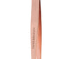 TWEEZERMAN Rose Gold Slant Tweezer Hand Filed Tips Stainless Steel