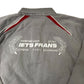 IETS FRANS Pullover Collared Sweatshirt Grey Red Cotton Size Small