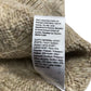 River Island Chunky Knit Sweater Wool Blend Cream Herringbone Pattern Size M
