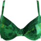 Pour Moi Green Swim Bra Size 36FF Women Recycled Polyamide Eco Friendly