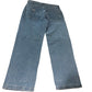 DICKIES 32X32 Men's Blue Denim Straight Leg Jeans Workwear