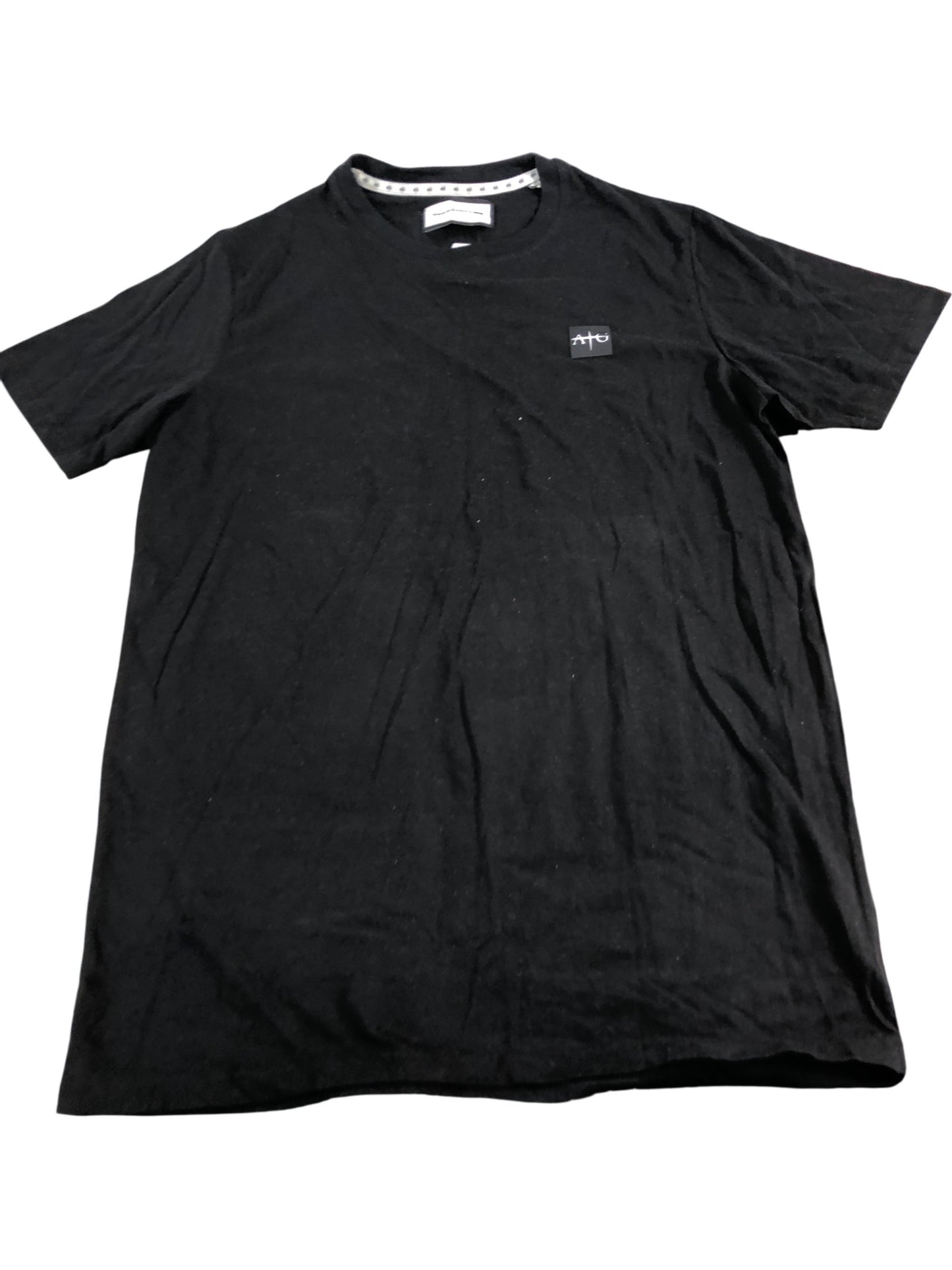 AVANT GARDE Sawton T-Shirt Size L Men's Black Cotton Blend Short Sleeve