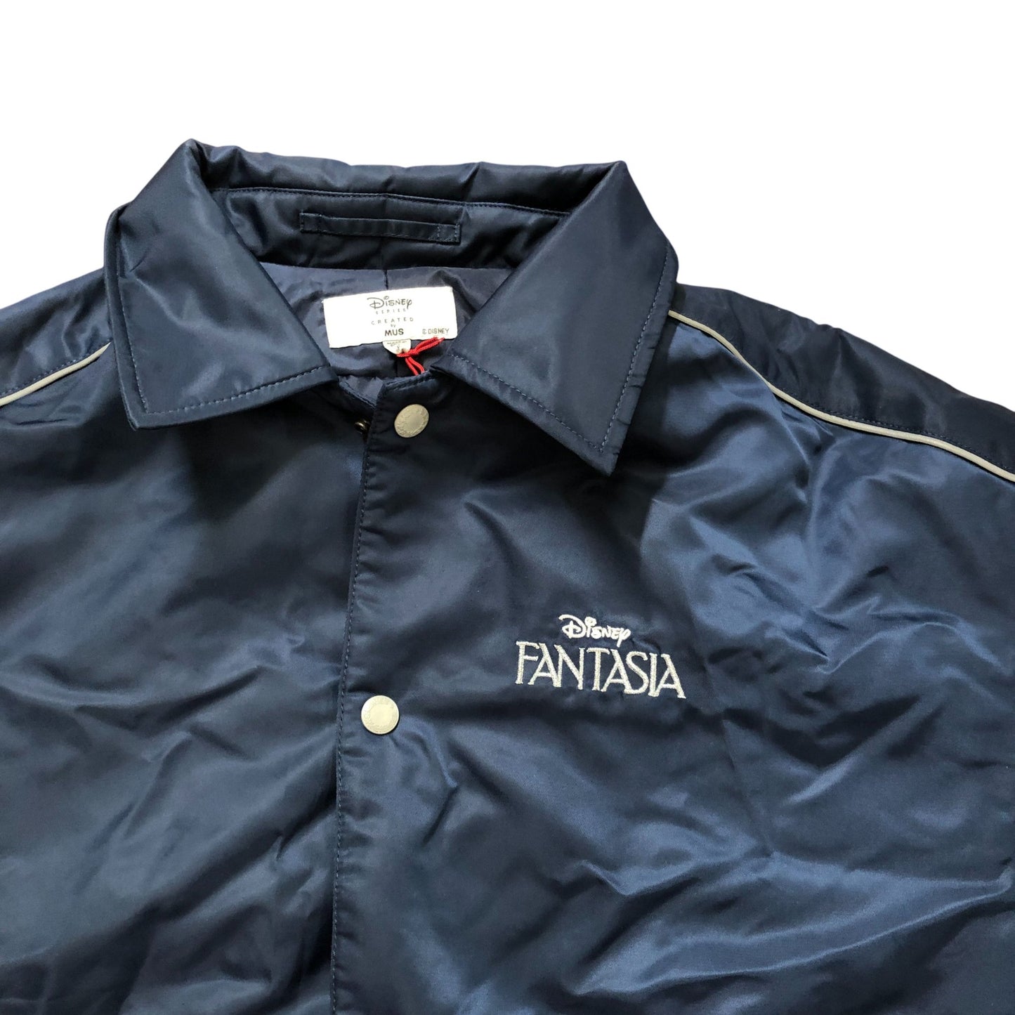 MUS Fantasia Mickey Mouse Bomber Jacket One Size Free Navy Blue