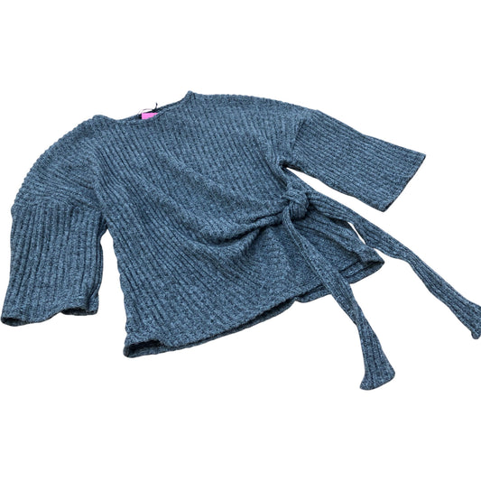 River Island Knit Sweater Comfortable Grey Ribbed Loose Fit Top