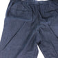 ONFIRE Trousers UK36 Men's Navy Linen Cotton Pull On Elastic Waist