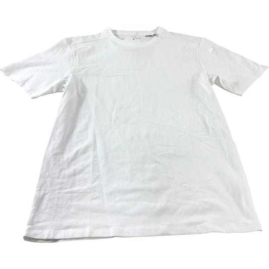 River Island White Muscle Fit T-Shirt - Size Large